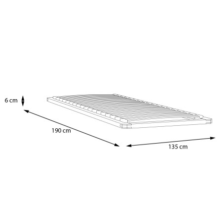 Set Pat cu somiera Pickadilly, Gri Deschis Si Stejar Pamantiu, Dimensiune Saltea 135x190 Cm-01