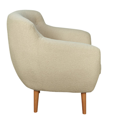 Fotoliu Jazz Now Or Never Boucle Ivory, 80 x 83 x 80 Cm-01