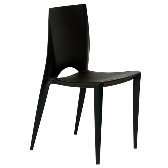 Scaun Zyra, Negru, 840 x 400 x 450 x 44 mm.