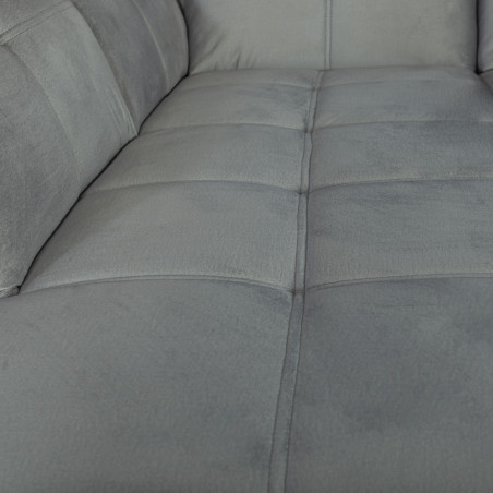 Coltar U Extensibil Sevilia Lux, Dreapta, 6 Locuri, Tetiere Reglabile, Gri Deschis, 355 Cm-01