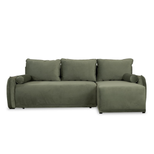 Coltar Extensibil Interschimbabil Vida, 5 Locuri, Lada Depozitare, Verde, 256 Cm