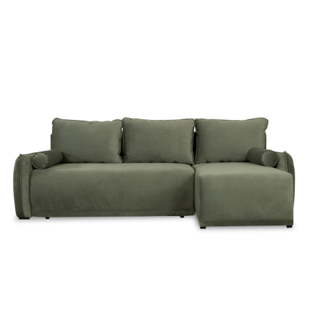 Coltar Extensibil Interschimbabil Vida, 5 Locuri, Lada Depozitare, Verde, 256 Cm-01
