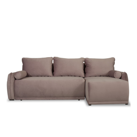 Coltar Extensibil Vida Interschimbabil Stanga/Dreapta, 5 Locuri, Lada Depozitare, Roz, 256 Cm-01