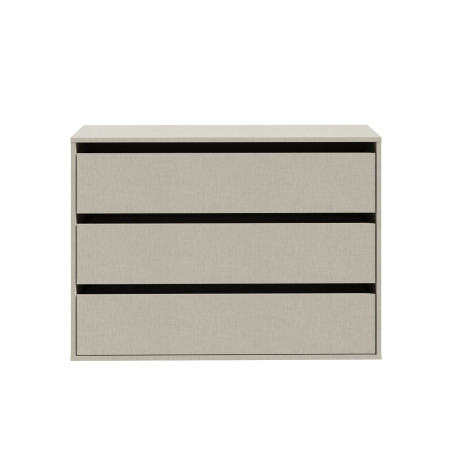 Comoda Interior Dulap Jaqueline, Gri, 98.7 Cm-01