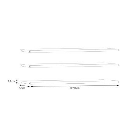 Set 3 Polite Dulap Jaqueline, Gri, 107.8 Cm-01