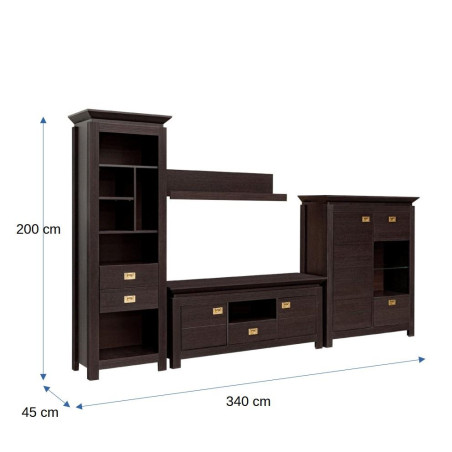 Set Mobila Living Saigon Cantori, 340 cm-01