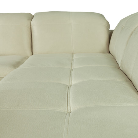 Coltar U Extensibil Sevilia Lux, Dreapta, 6 Locuri, Tetiere Reglabile, Crem, 355 Cm-01