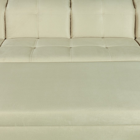 Coltar U Extensibil Sevilia Lux, Dreapta, 6 Locuri, Tetiere Reglabile, Crem, 355 Cm-01