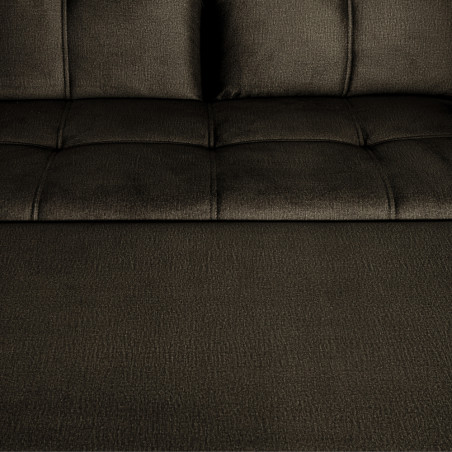Coltar U Extensibil Sevilia Lux, Stanga, 6 Locuri, Tetiere Reglabile, Negru, 355 Cm-01