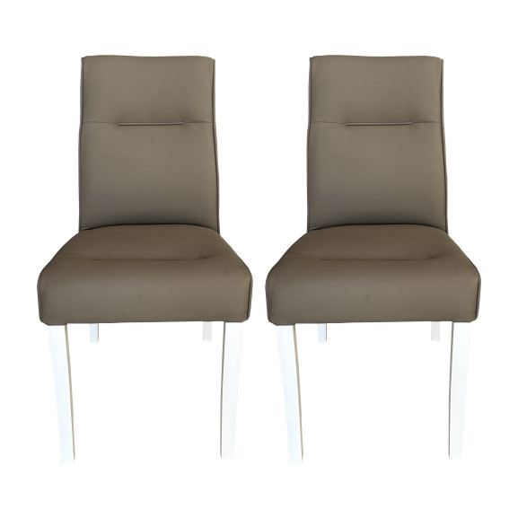 Set 2 Scaune Fiona, Montana Taupe, 46.5 x 64 x 91 Cm