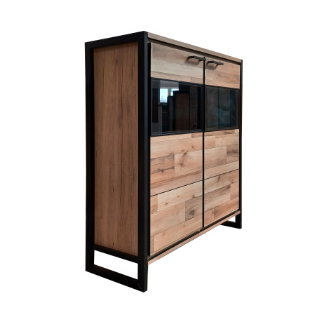 Comoda De Bar 2 Usi Soho Parchet, 116.6 Cm-01