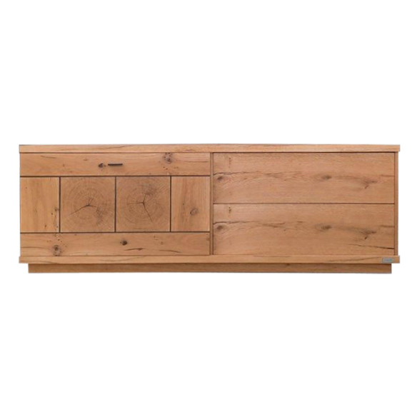 Bufet Cu 2 Usi Si 2 Sertare Tulia, Furniruit Natur 163 Cm-Resigilat