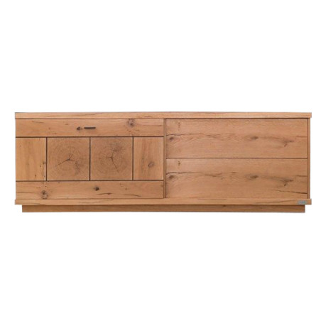 Bufet Cu 2 Usi Si 2 Sertare Tulia, Furniruit Natur 163 Cm-Resigilat-01