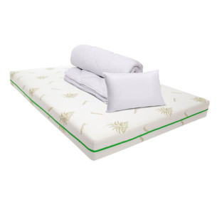 Pachet Confort Aloe Vera, Saltea Cu Pilota Si Perne, 160 X 200 cm