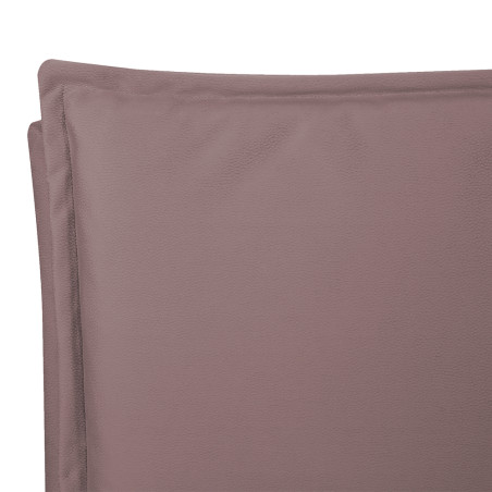 Pat Tapitat Cu Somiera Rabatabila Topazio, Mov, Dimensiune Saltea 160 x 200 Cm-01