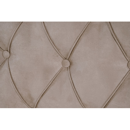 Pat Tapitat Cu Somiera Rabatabila Saint Tropez, Bej, Dimensiune Saltea 160 x 200 Cm-01