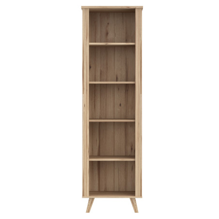 Etajera Mica Vankka, Stejar Pardosit Si Alb, 60 Cm-01