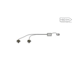 Led 2 Puncte Vitrina Inalta Ankona, Gri