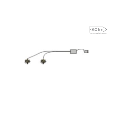Led 2 Puncte Vitrina Inalta Ankona, Gri-01