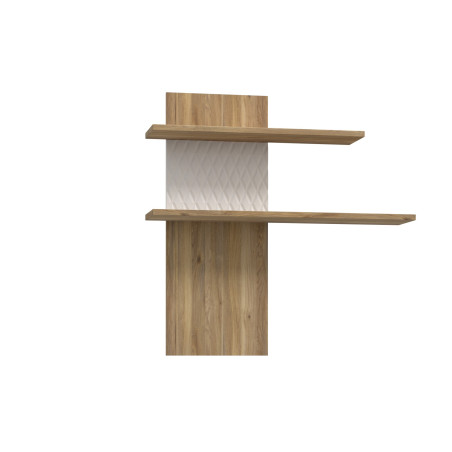 Raft Suspendat Ankona, Alb Si Stejar Mauvella, 100 Cm-01