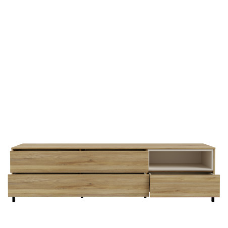 Comoda Tv Confort, Stejar Mauvella Si Nisipiu, 182.8 Cm-01