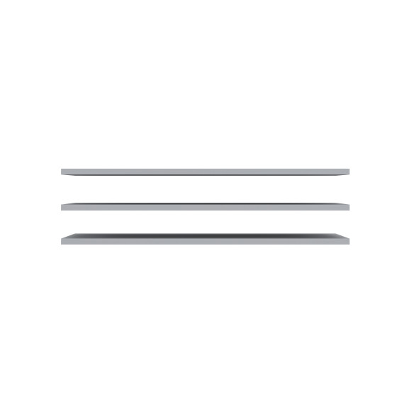 Set 3 Polite Dulap Energy, Gri 82.9 Cm