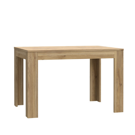 Masa Extensibila Ankona, Alb Si Stejar Mauvella, 120 Cm-01