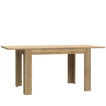 Masa Extensibila Ankona, Alb Si Stejar Mauvella, 120 Cm-01