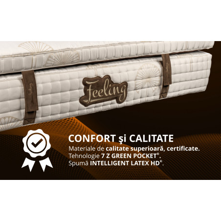 Saltea Feeling, Luxury Brown, 200 x 120 Cm-01