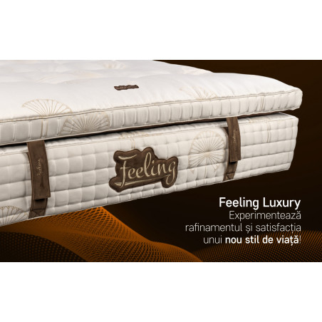 Saltea Feeling, Luxury Brown, 200 x 120 Cm-01