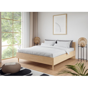 Pat Charleston, Dimensiune Saltea 180 x 200 Cm, Stejar Elegancia Si Polyrattan