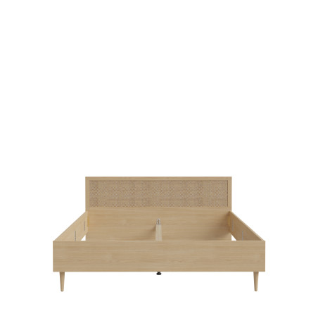 Pat Charleston, Dimensiune Saltea 180 x 200 Cm, Stejar Elegancia Si Polyrattan-01