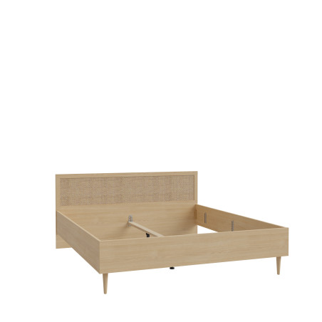 Pat Charleston, Dimensiune Saltea 180 x 200 Cm, Stejar Elegancia Si Polyrattan-01