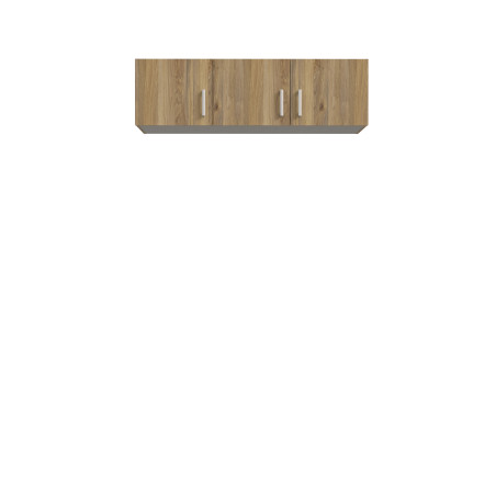 Suprapozabil Ptr Dulap 3 Usi Ecobest 2 Stejar Mauvella, 133.2 Cm-01