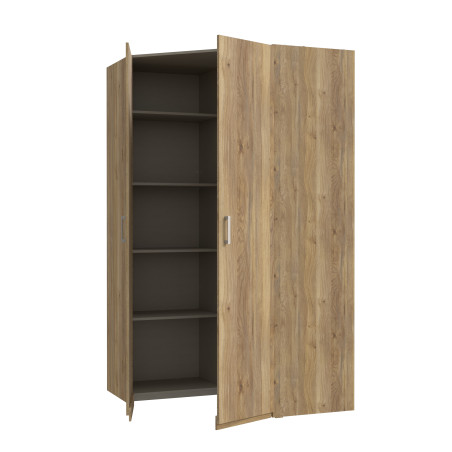 Dulap Colt 2 Usi Ecobest 2 Stejar stejar Mauvella, 116.8 Cm-01