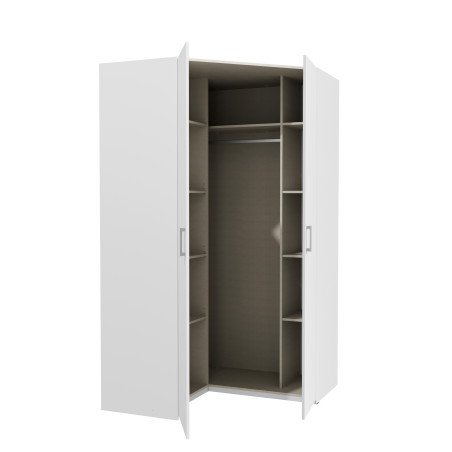 Dulap Colt 2 Usi Ecobest 2  Alb, 116.8 Cm-01