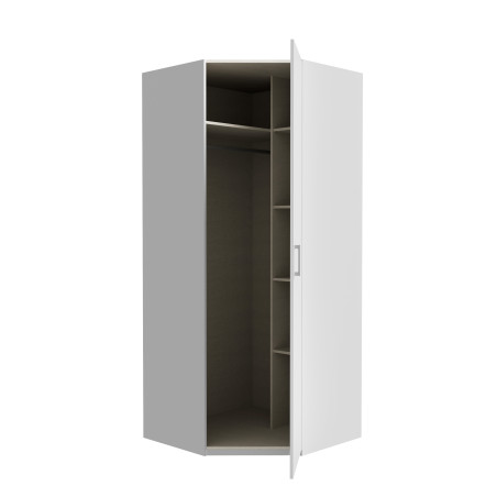 Dulap Colt 1 Usa Ecobest 2 Alb, 89.5 Cm-01