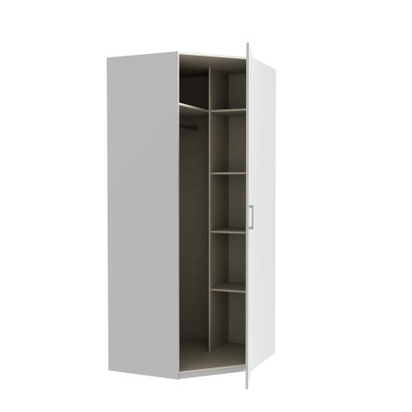 Dulap Colt 1 Usa Ecobest 2 Alb, 89.5 Cm-01