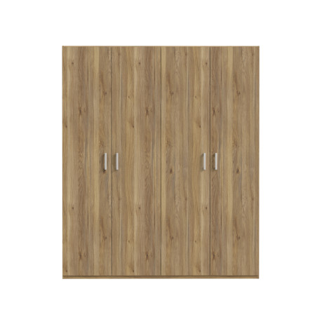 Dulap 4 Usi  Ecobest 2 Stejar Mauvella, 177.5 Cm-01