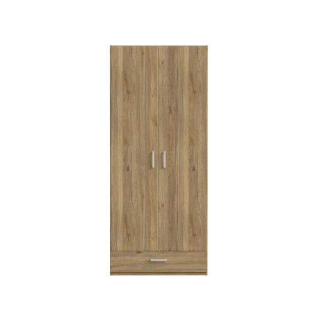 Dulap 2 Usi Si 1 Sertar Ecobest 2 Stejar Mauvella, 88.9 Cm-01