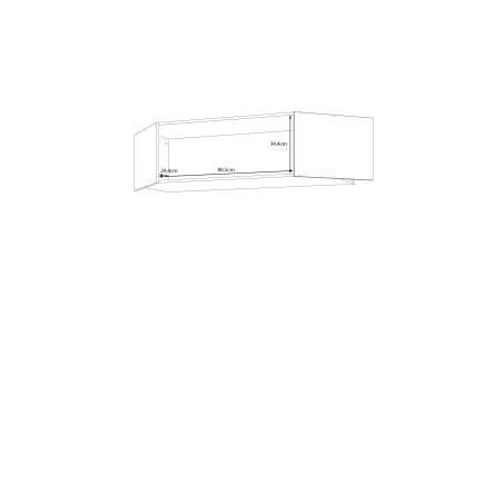 Suprapozabil Ptr Dulap Colt 2 Usi Ecobest 2 Stejar Mauvella, 165.2 Cm-01