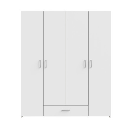 Dulap 4 Usi Ecobest Alb, 159.1 Cm-01