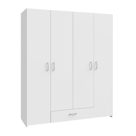 Dulap 4 Usi Ecobest Alb, 159.1 Cm-01