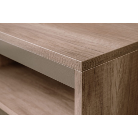 Noptiera Phoenix Cu 1 Sertar Gri, 58 Cm-01