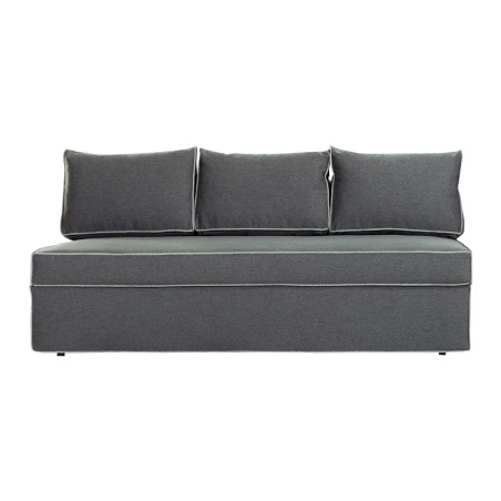 Canapea Extensibila New Modulo, 3 Locuri, Lada Depozitare, Gri, 194 Cm-01