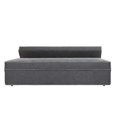 Canapea Extensibila New Modulo, 3 Locuri, Lada Depozitare, Gri, 194 Cm-01