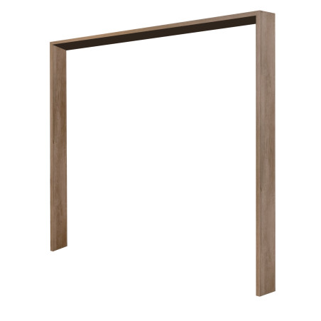 Dulap 2 Usi Culisante Phoenix, Cu Rama Design Stejar Antichizat, 249 Cm-01