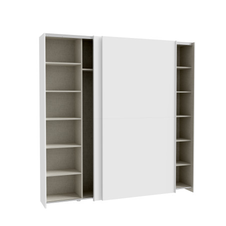 Dulap Cu Usi Culisante Harmony Alb, 200 Cm-01