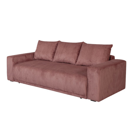Canapea Extensibila Otis, 3 locuri, Lada Depozitare, Burgundy Deschis-01