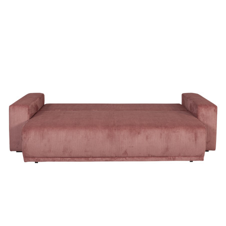 Canapea Extensibila Otis, 3 locuri, Lada Depozitare, Burgundy Deschis-01